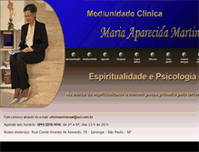 Tablet Screenshot of mediunidade.com